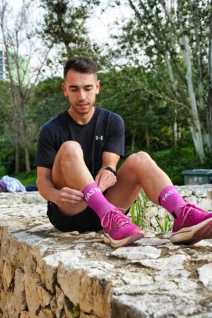 Calcetín Endurance Fucsia