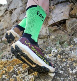 Verde4 Calcetín Endurance Verde Fluor